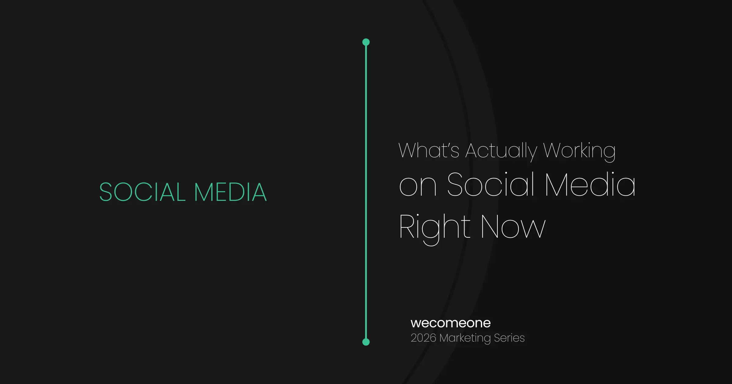 The social media landscape in 2026 is shifting